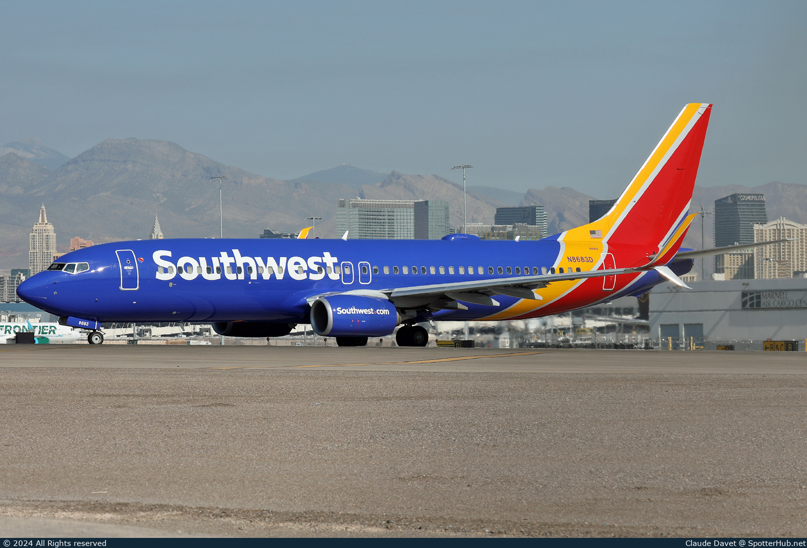 Photo of N8683D - Boeing 737-8H4 operated by Southwest Airlines