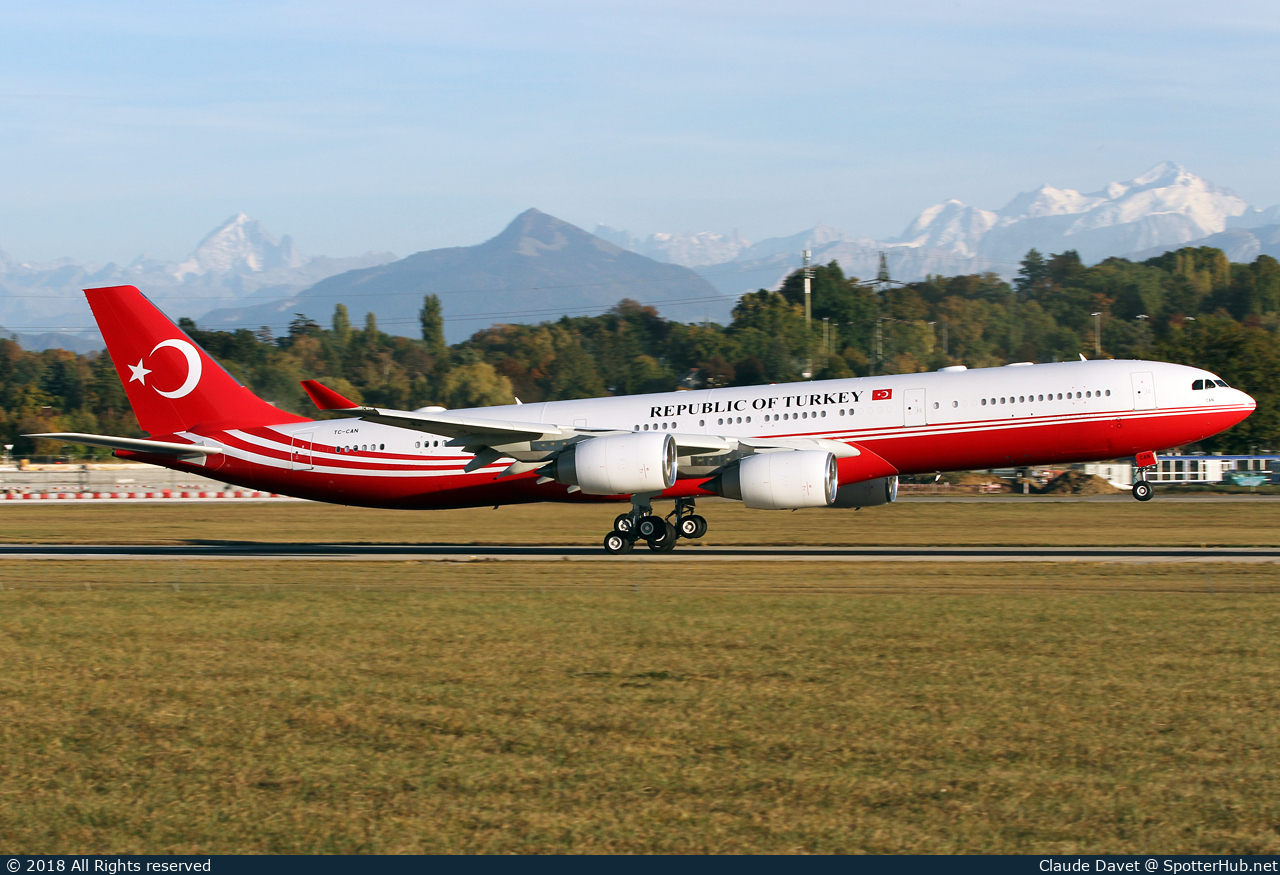 Photo of TC-CAN - Airbus A340-542 operated by Government of Türkiye
