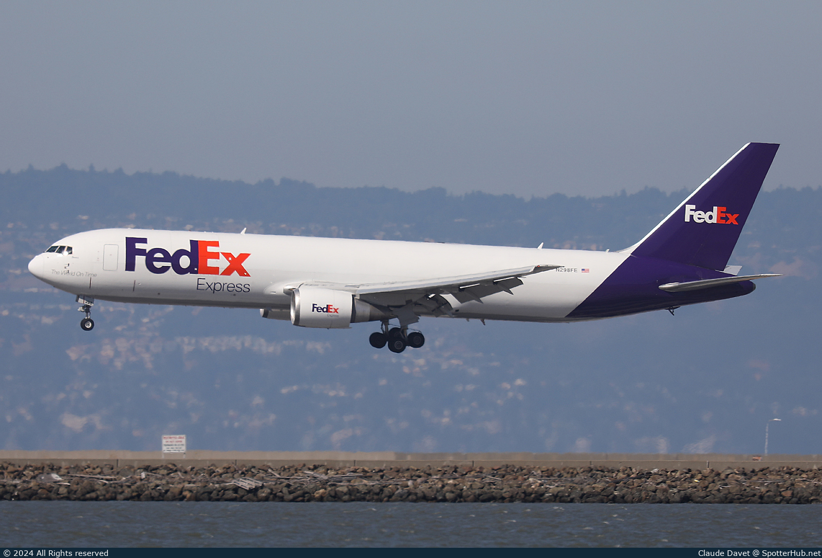 Photo of N298FE - Boeing 767-32LF operated by FedEx