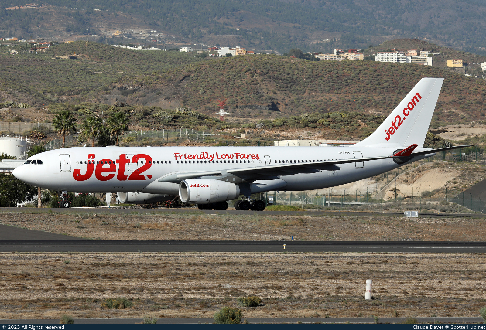 Photo of G-VYGL - Airbus A330-243 operated by Jet2 (opb AirTanker)