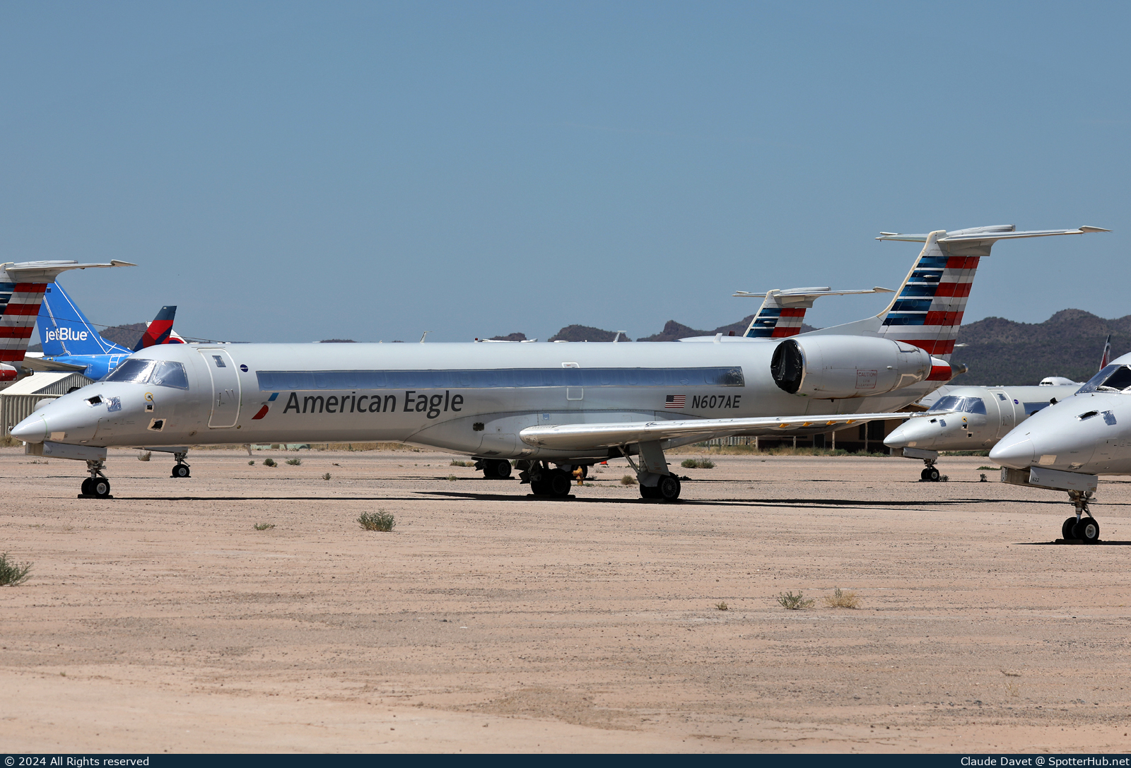 Photo of N607AE - Embraer ERJ-145LR operated by American Eagle (opb Piedmont Airlines)