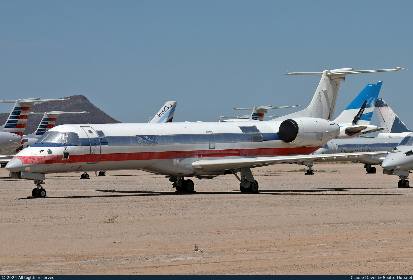 Photo of N849AE - Embraer ERJ-140LR operated by American Eagle (opb Envoy Air)