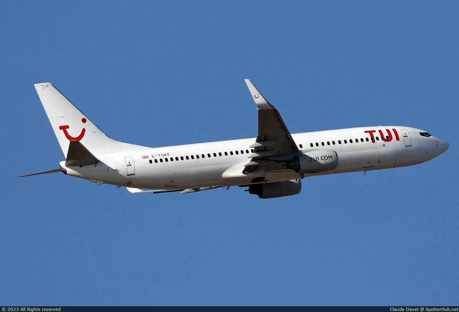Photo of G-TUKF - Boeing 737-8AS operated by TUI Airways