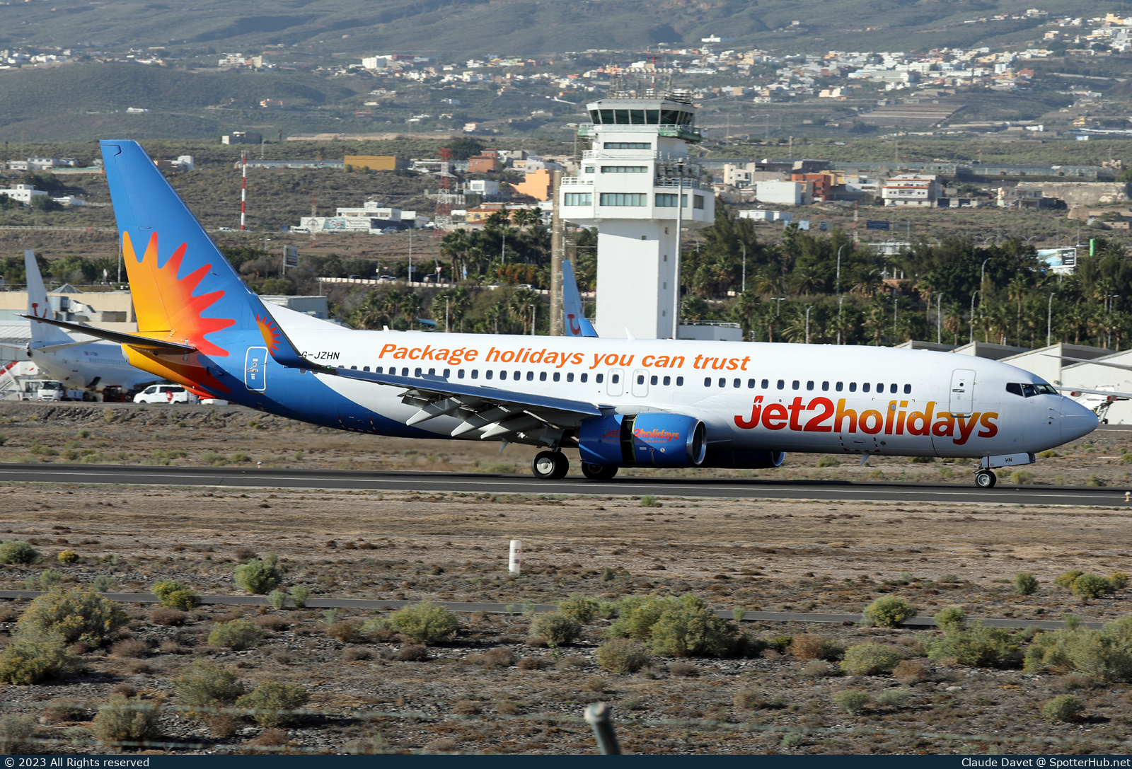 Photo of G-JZHN - Boeing 737-8MG operated by Jet2