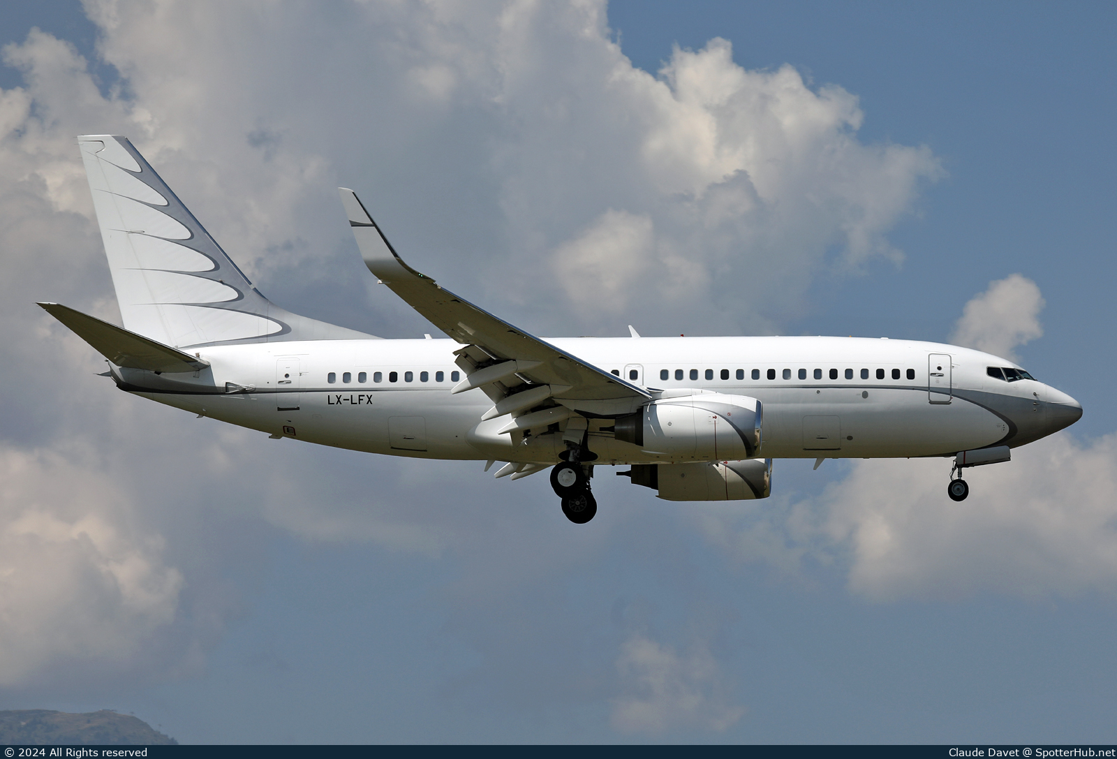 Photo of LX-LFX - Boeing 737-7GC(BBJ) operated by Global Jet Luxembourg
