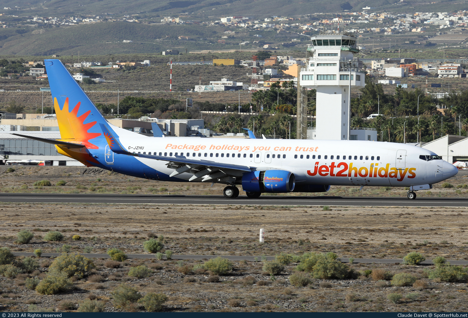 Photo of G-JZHU - Boeing 737-8MG operated by Jet2