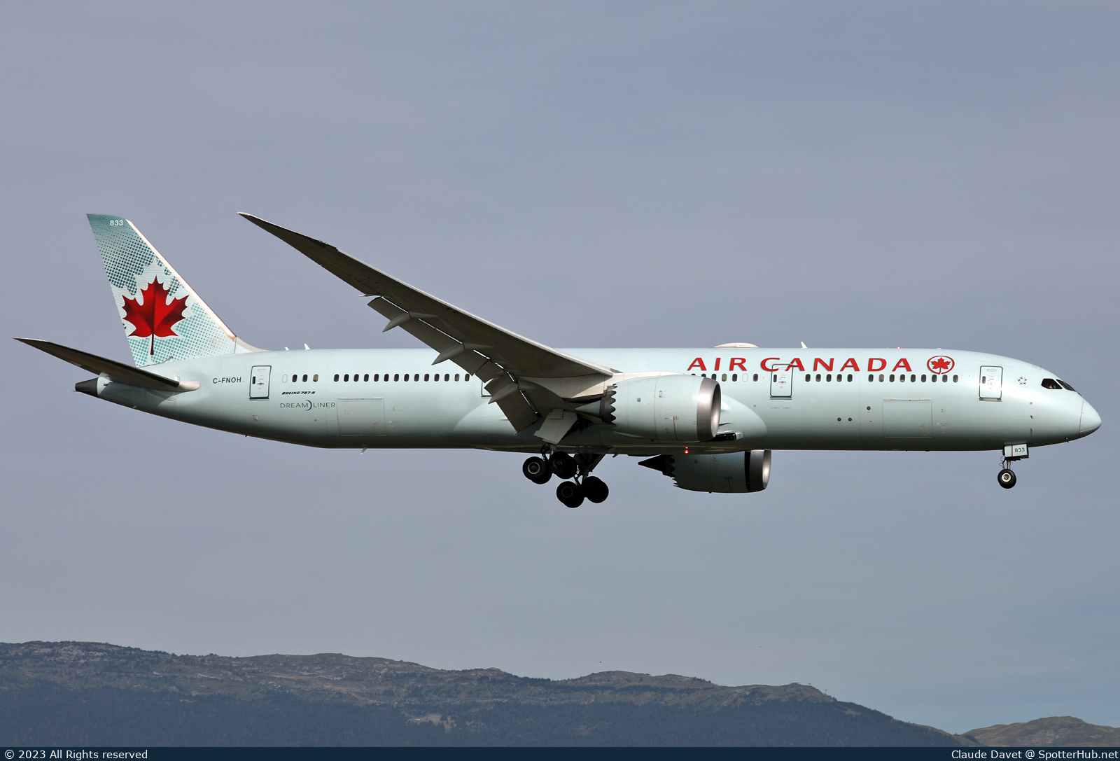 Photo of C-FNOH - Boeing 787-9 Dreamliner operated by Air Canada