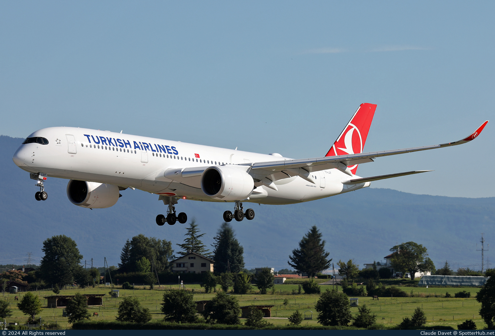 Photo of TC-LGT - Airbus A350-941 operated by Turkish Airlines