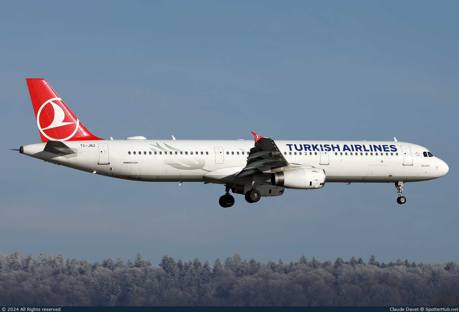 Photo of TC-JRZ - Airbus A321-231 operated by Turkish Airlines