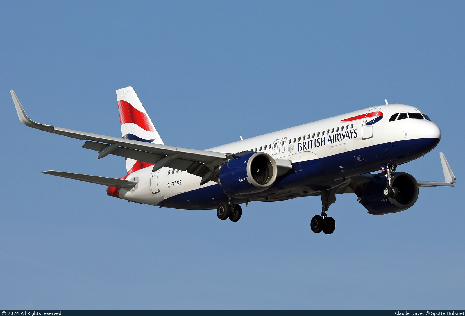 Photo of G-TTNF - Airbus A320-251N operated by British Airways