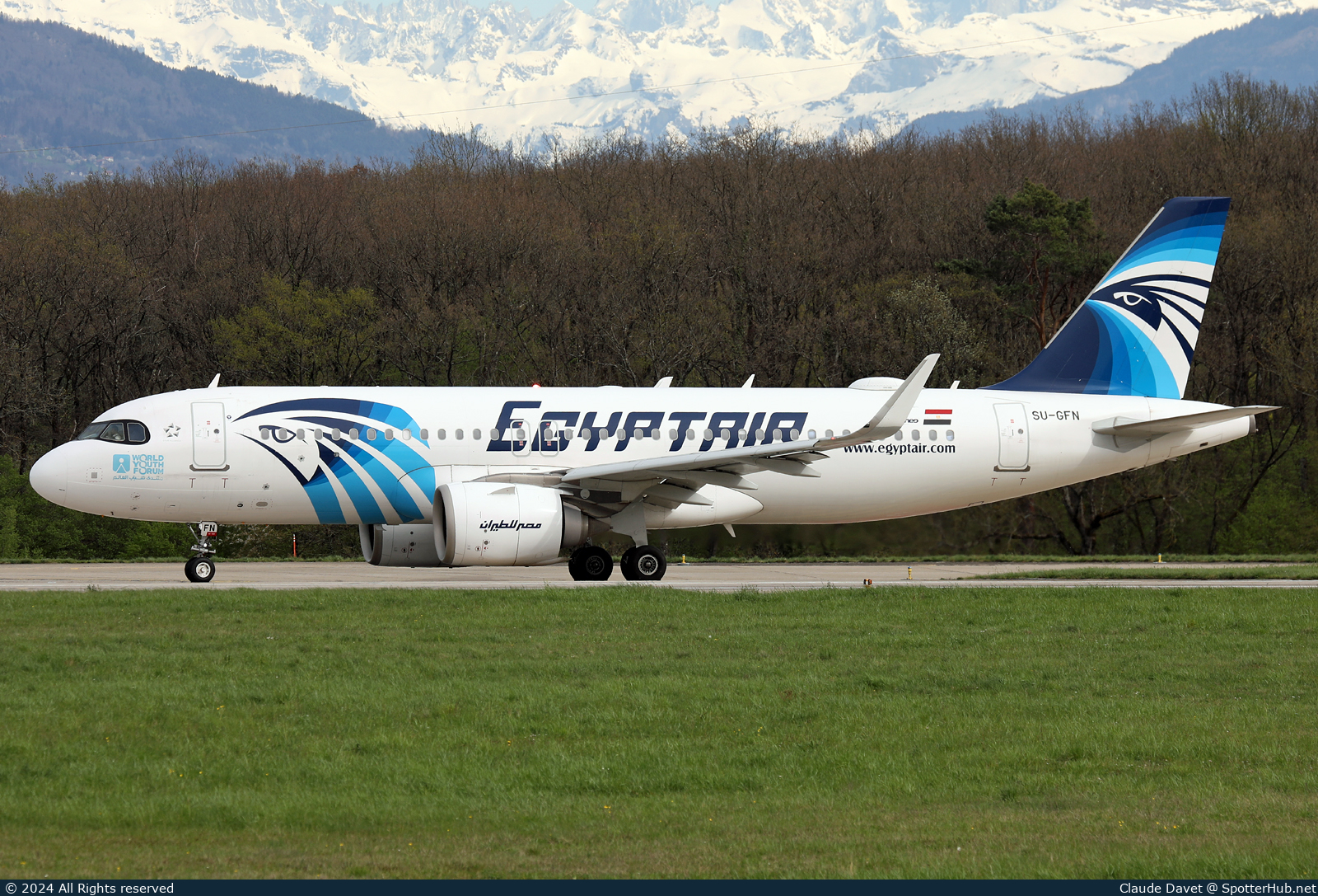 Photo of SU-GFN - Airbus A320-251N operated by Egyptair