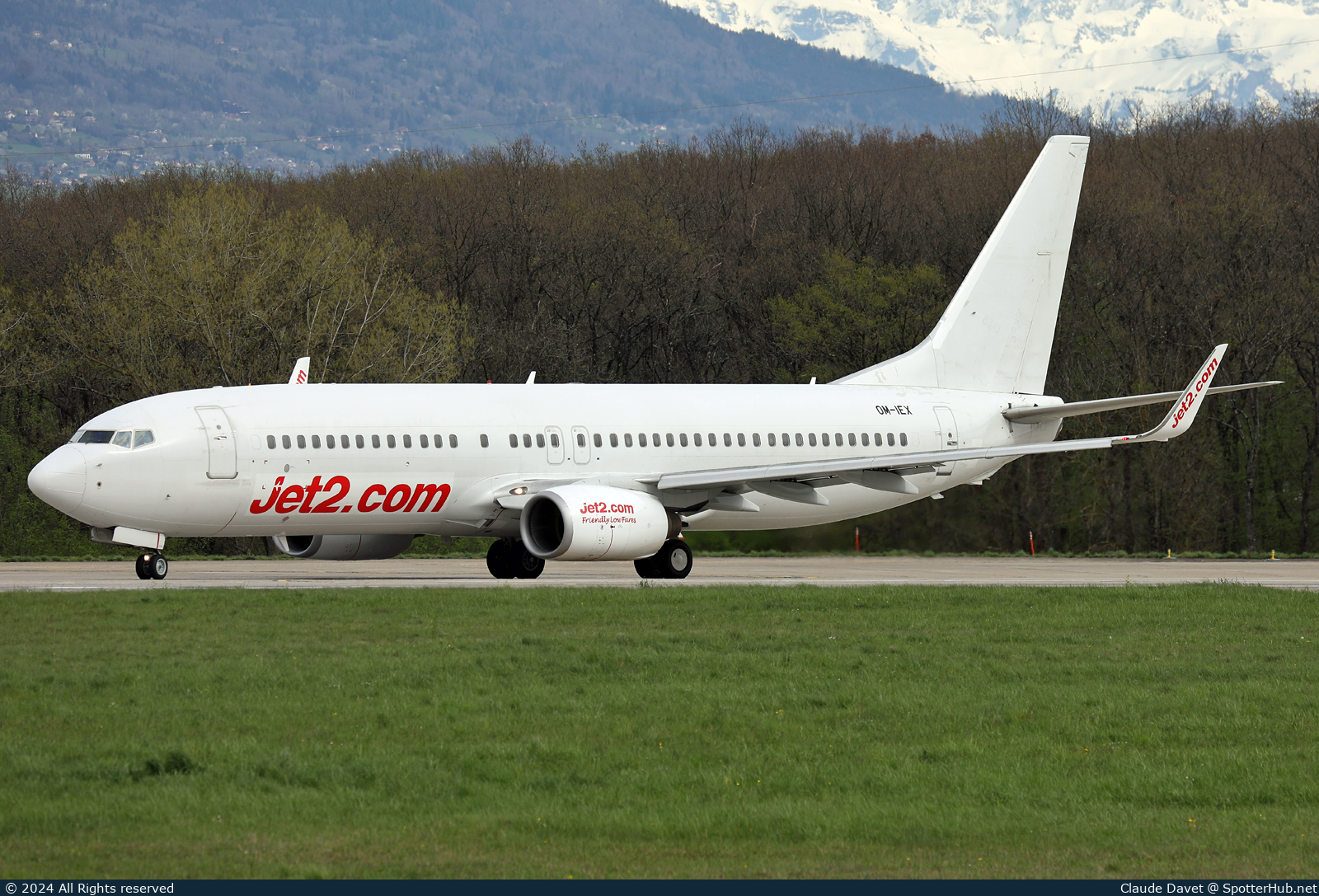 Photo of OM-IEX - Boeing 737-8BK operated by Jet2 (opb AirExplore)