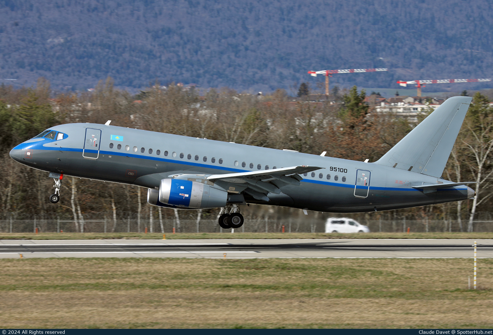 Photo of 95100 - Sukhoi Superjet 100-95SBJ operated by Kazakhstan National Security Committee