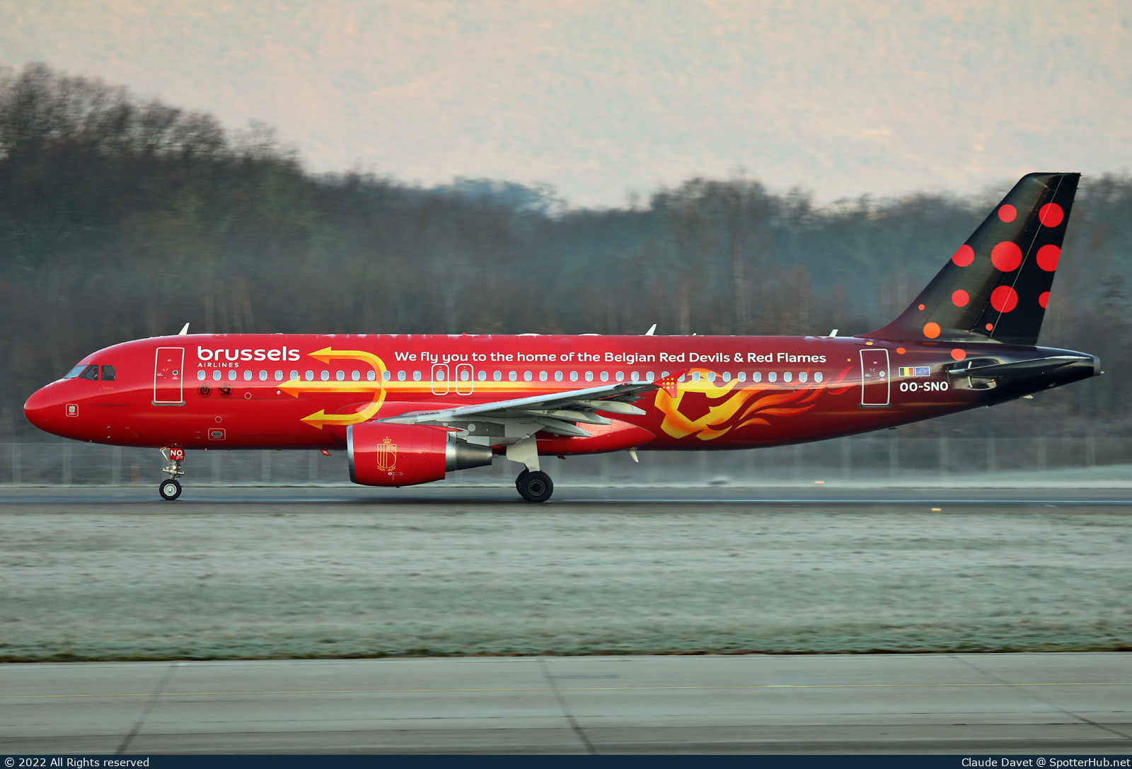 Photo of OO-SNO - Airbus A320-214 operated by Brussels Airlines