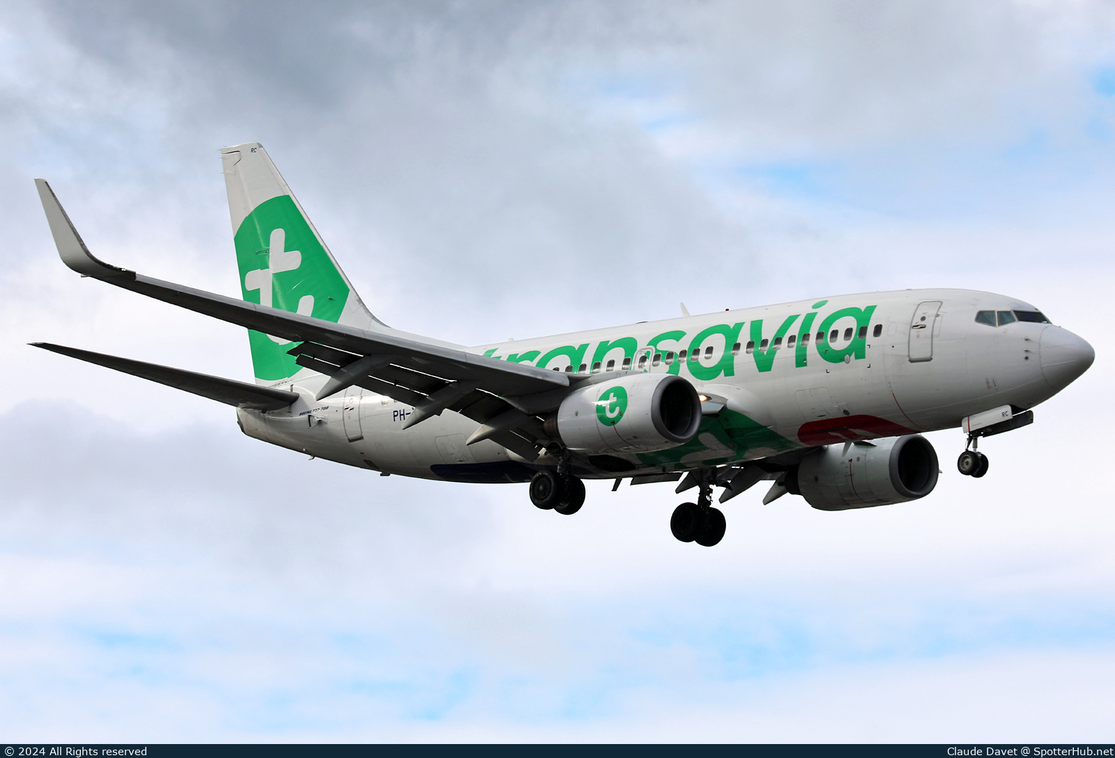 Photo of PH-XRC - Boeing 737-7K2 operated by Transavia