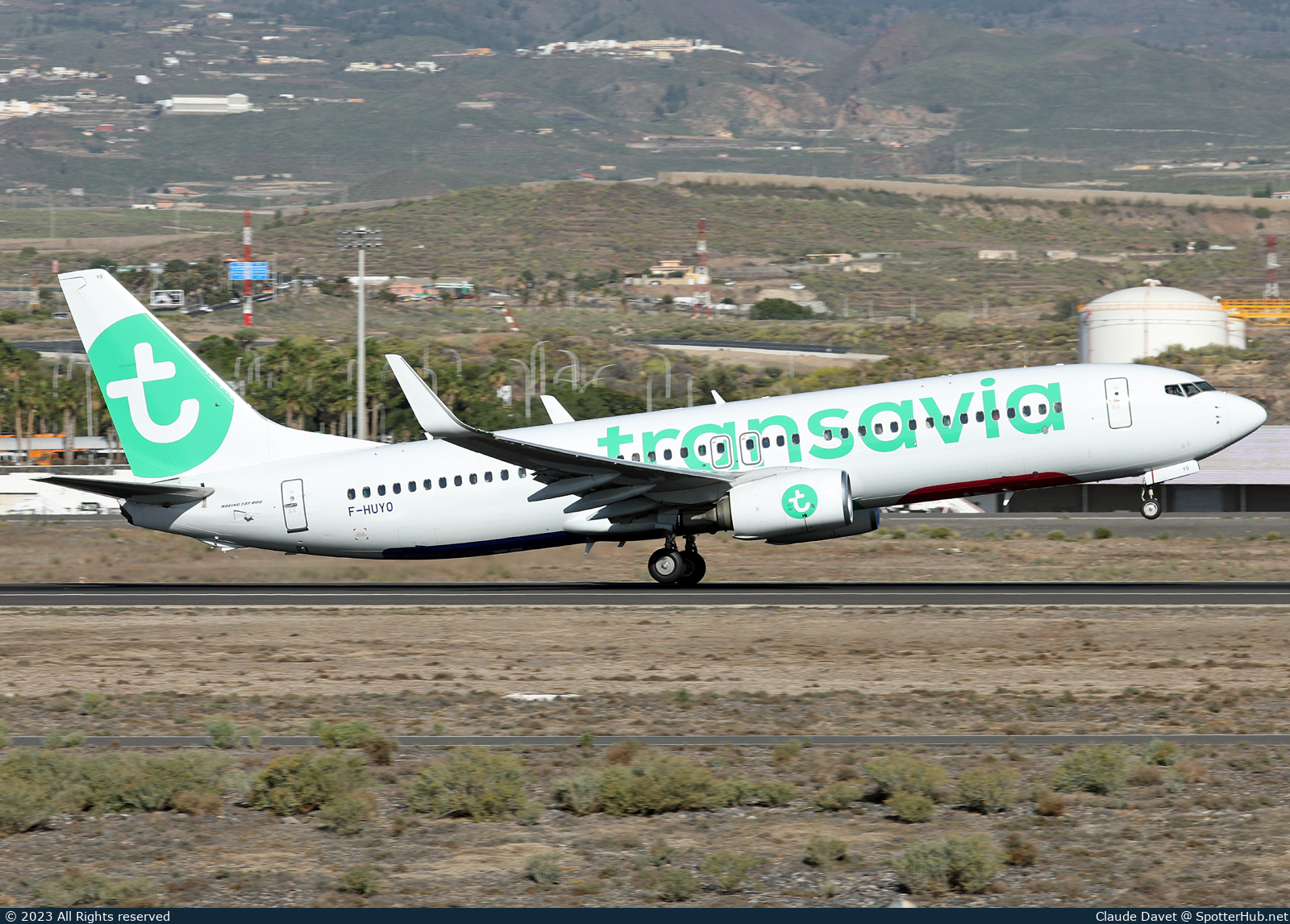 Photo of F-HUYO - Boeing 737-82R operated by Transavia France