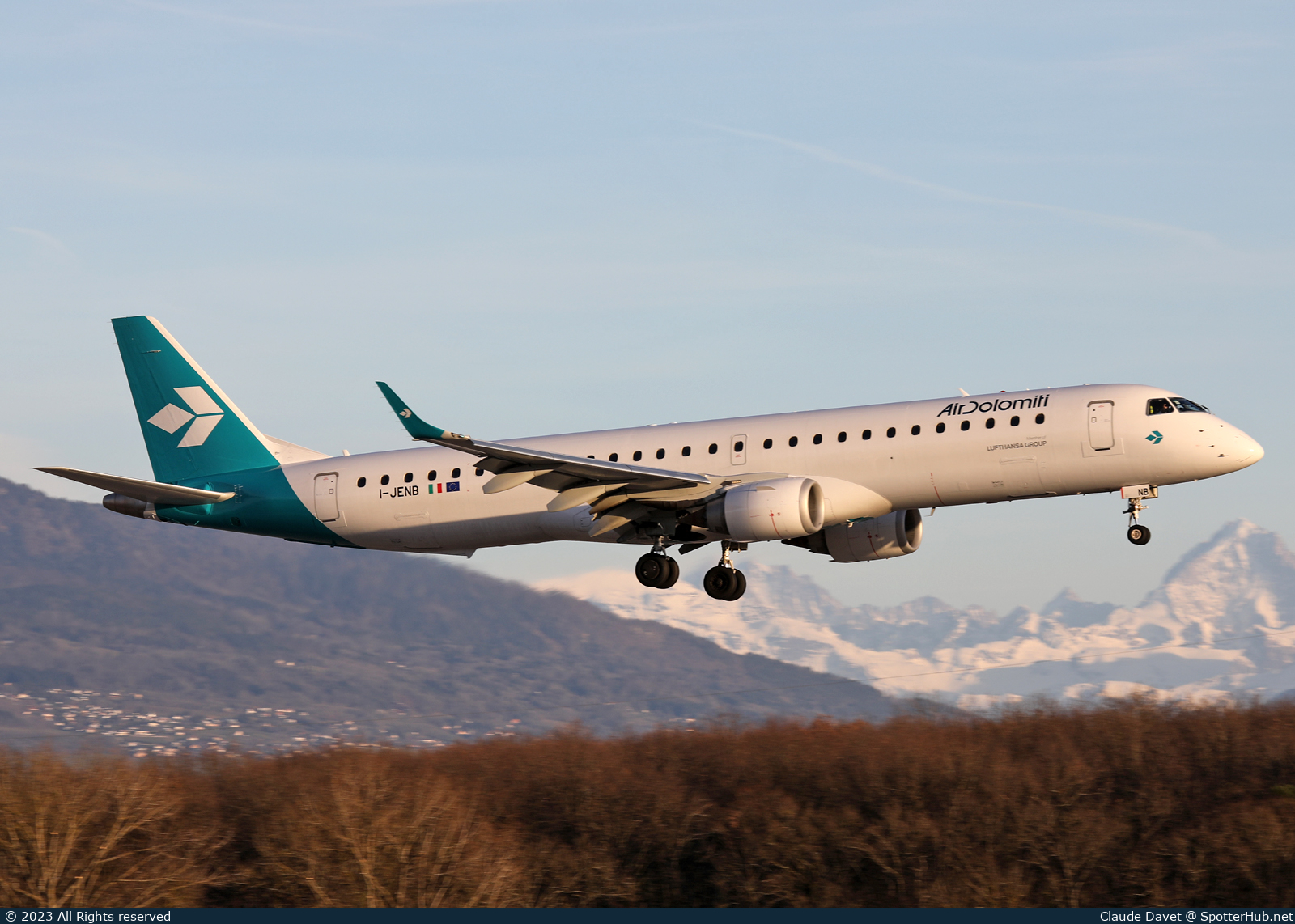 Photo of I-JENB - Embraer ERJ-195LR operated by Air Dolomiti