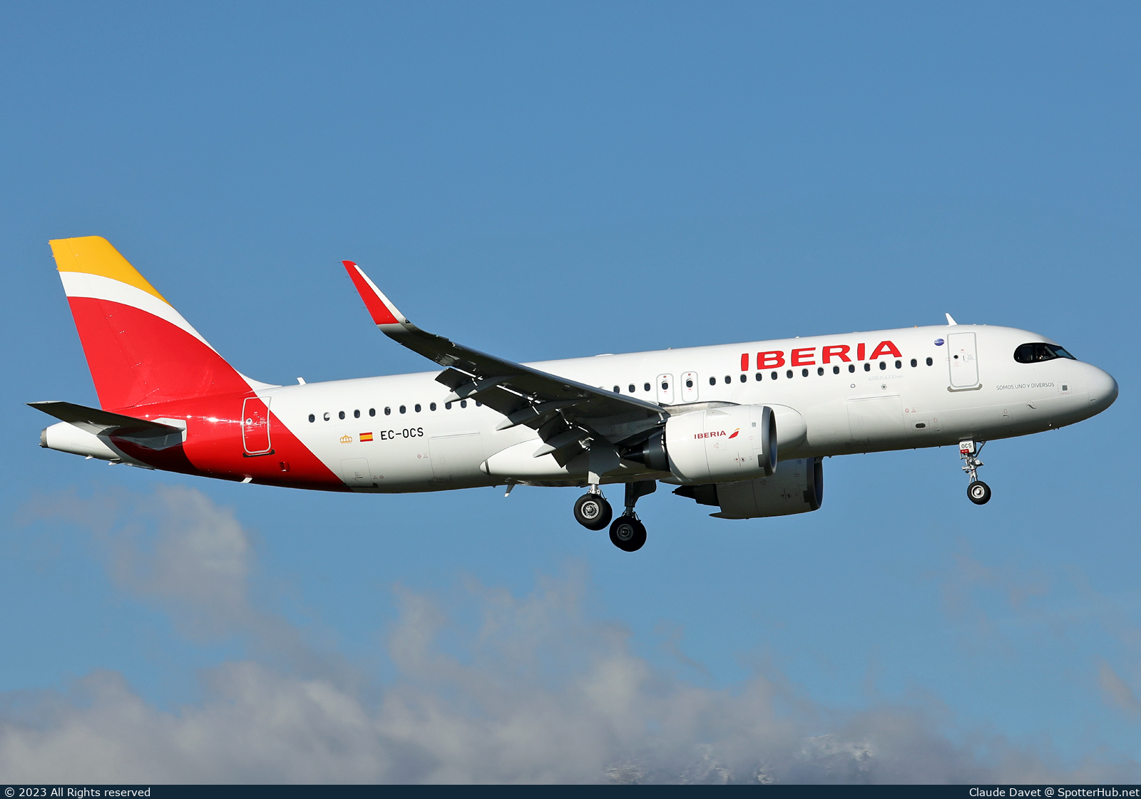 Photo of EC-OCS - Airbus A320-251N operated by Iberia