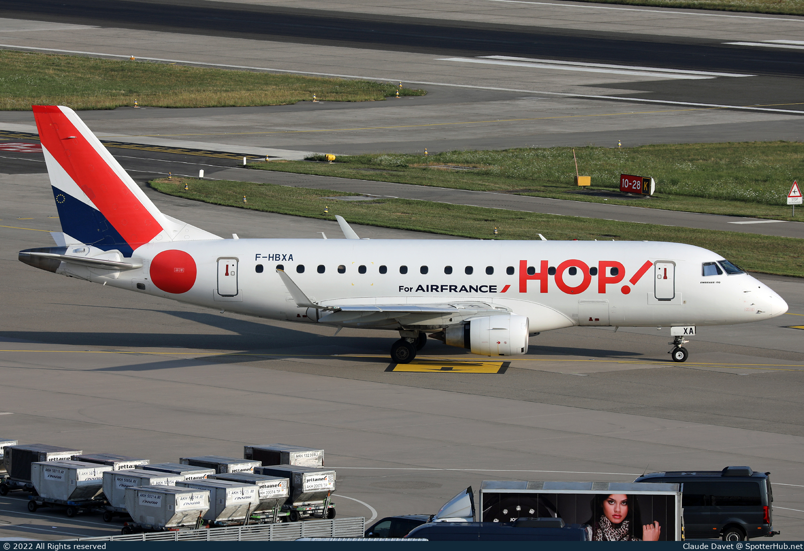 Photo of F-HBXA - Embraer ERJ-170STD operated by Air France HOP
