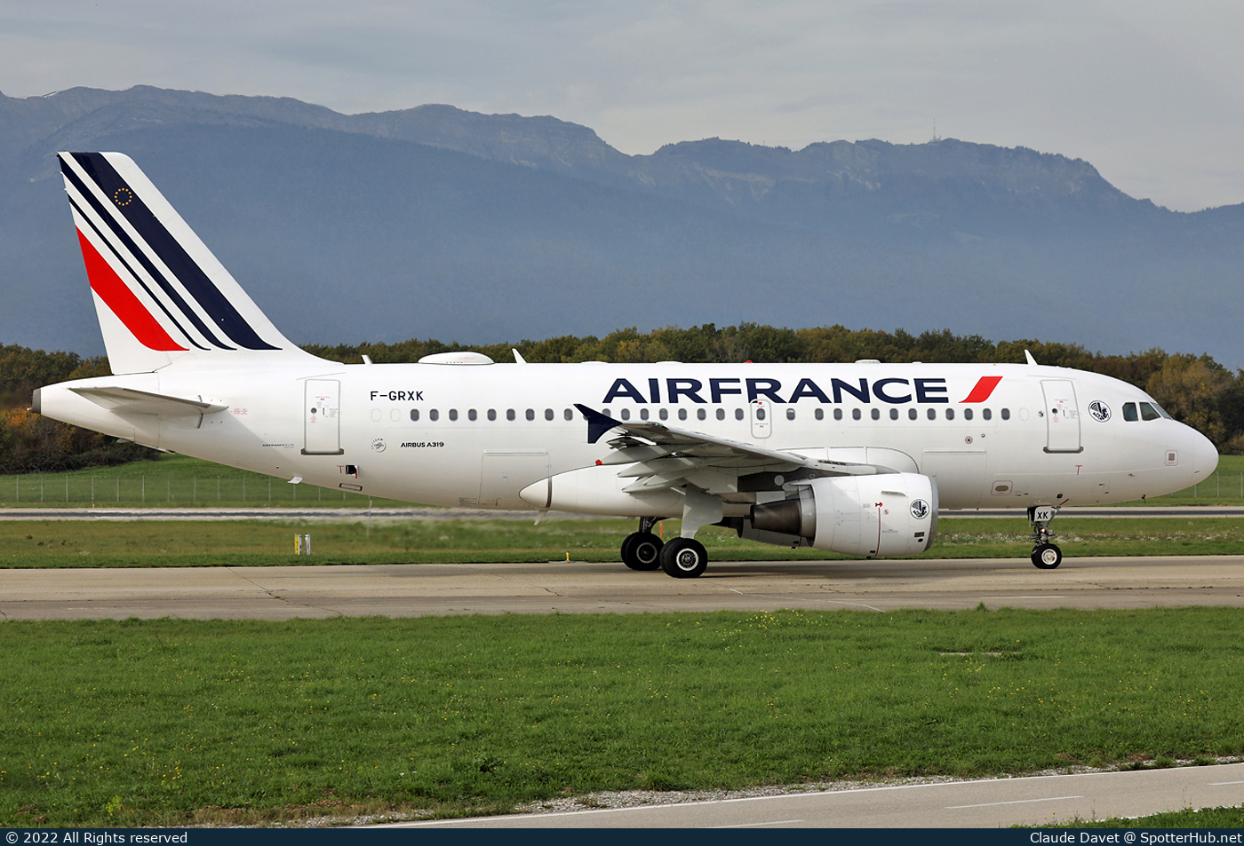 Photo of F-GRXK - Airbus A319-111 operated by Air France