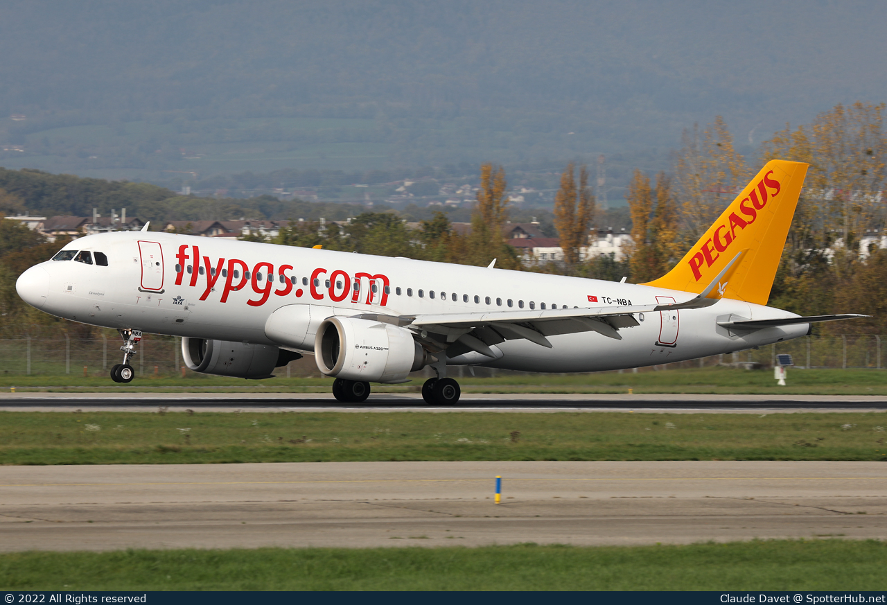 Photo of TC-NBA - Airbus A320-251N operated by Pegasus Airlines