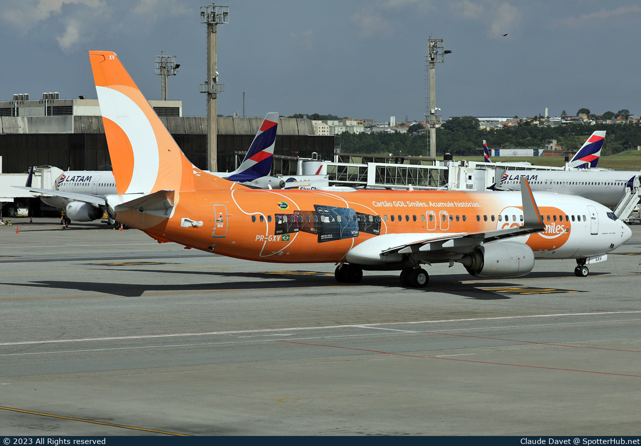 Photo of PR-GXV - Boeing 737-8EH operated by GOL Linhas Aéreas