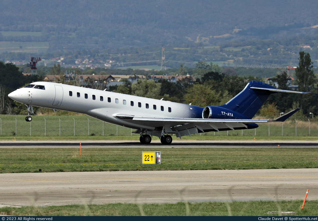 Photo of T7-AYA - Bombardier Global 7500 operated by ExecuJet Middle East