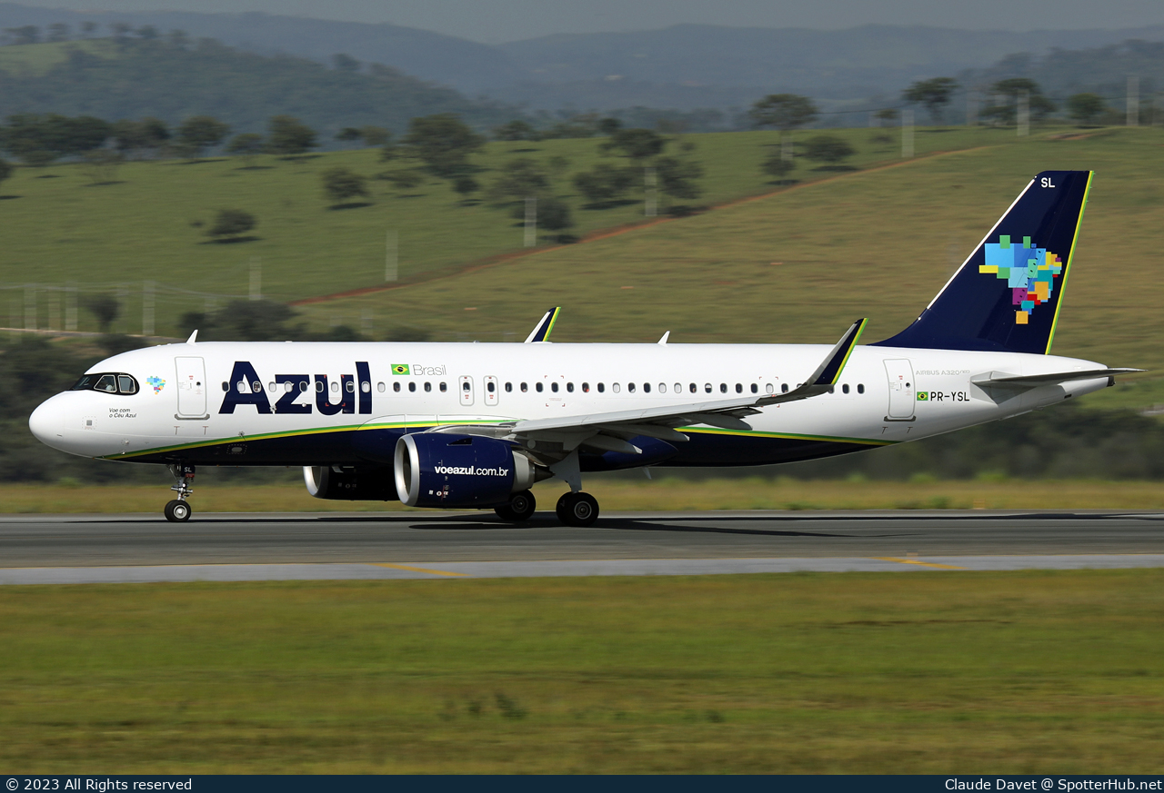 Photo of PR-YSL - Airbus A320-251N operated by Azul
