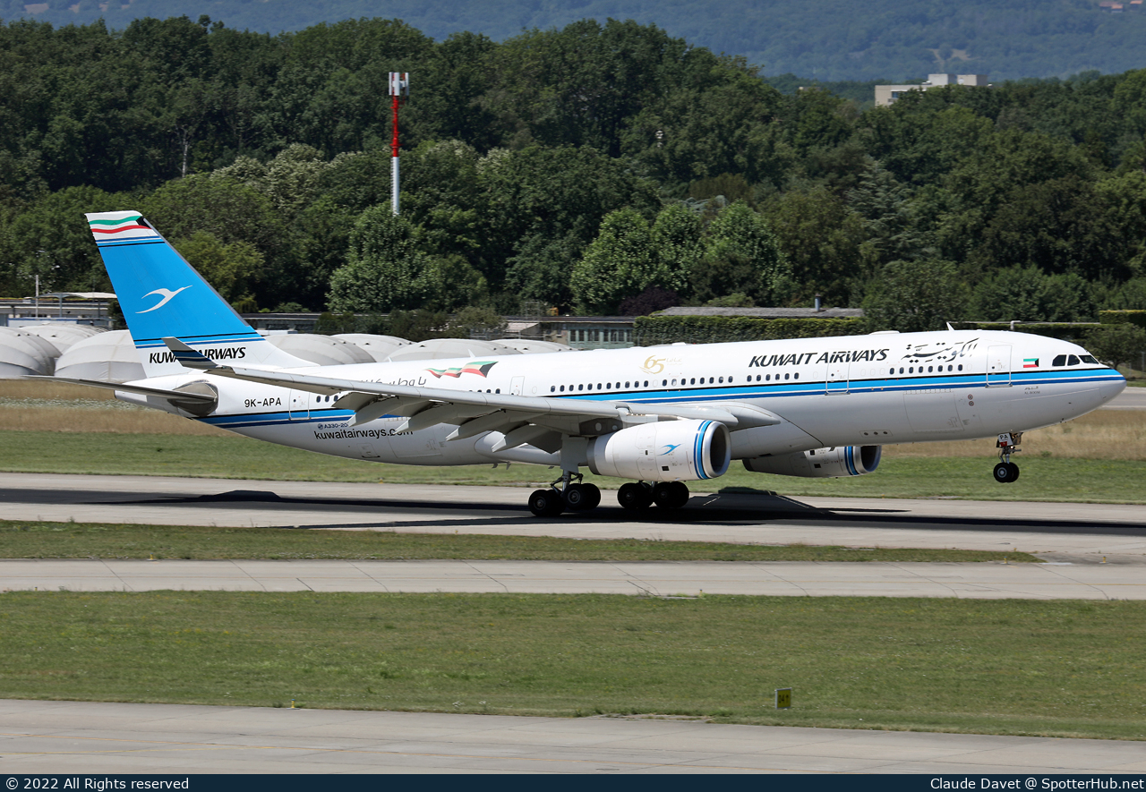 Photo of 9K-APA - Airbus A330-243 operated by Kuwait Airways