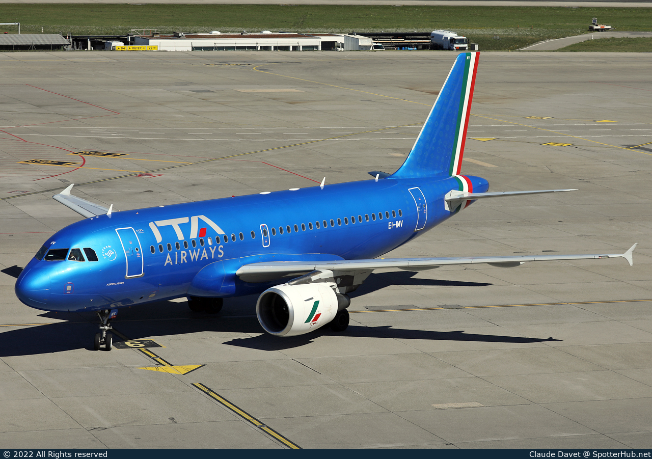 Photo of EI-IMV - Airbus A319-111 operated by ITA Airways
