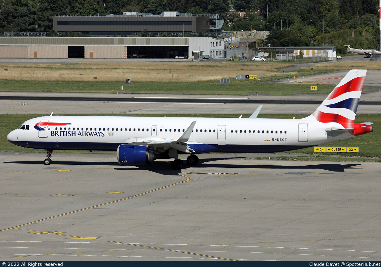 Photo of G-NEOT - Airbus A321-251NX operated by British Airways