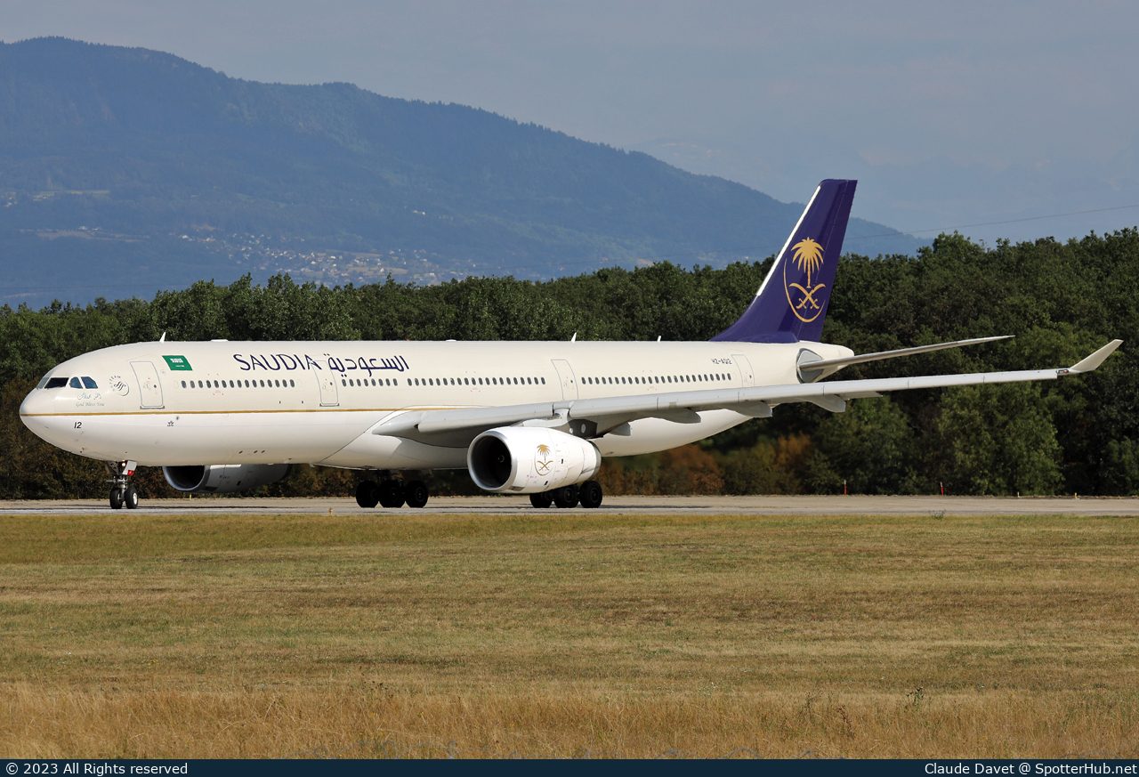 Photo of HZ-AQ12 - Airbus A330-343 operated by Saudia