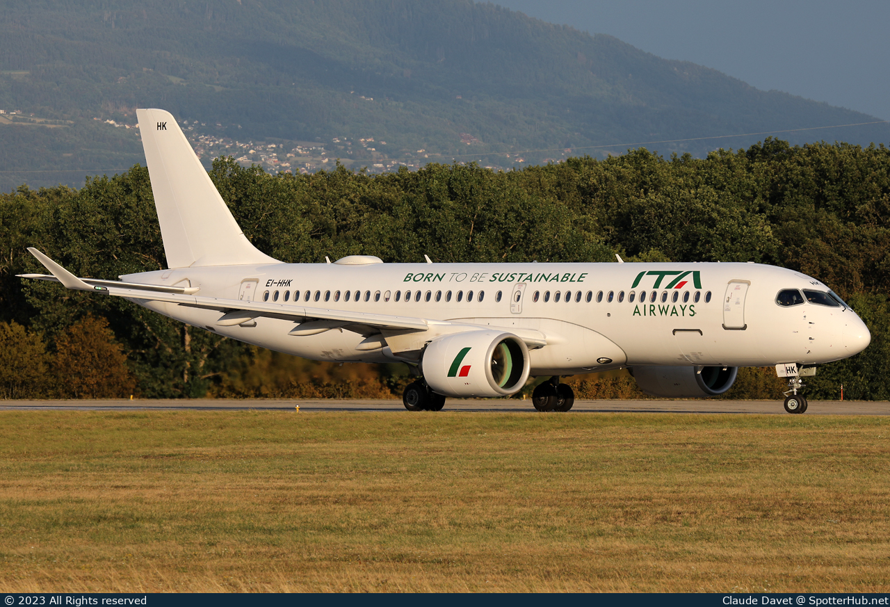 Photo of EI-HHK - Airbus A220-300 operated by ITA Airways