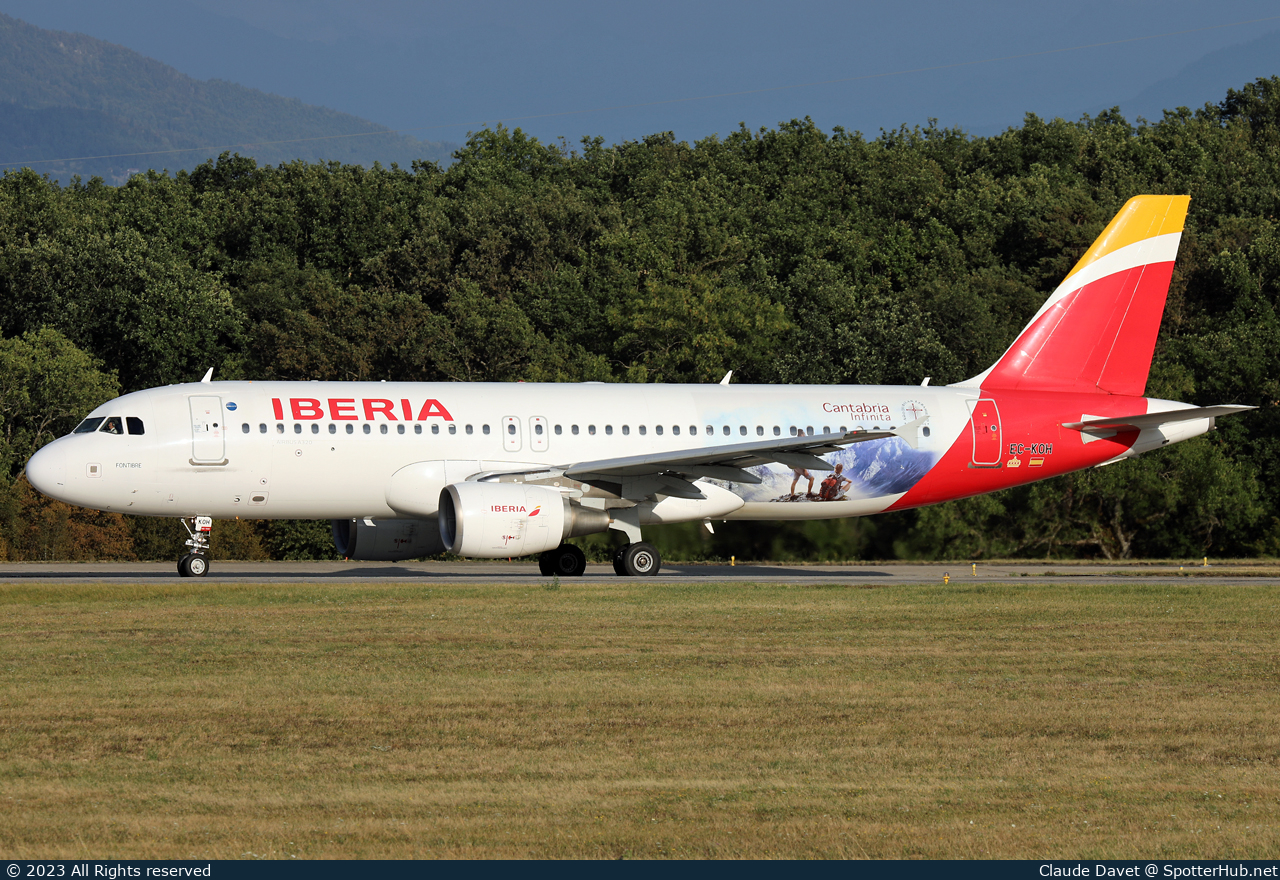 Photo of EC-KOH - Airbus A320-214 operated by Iberia