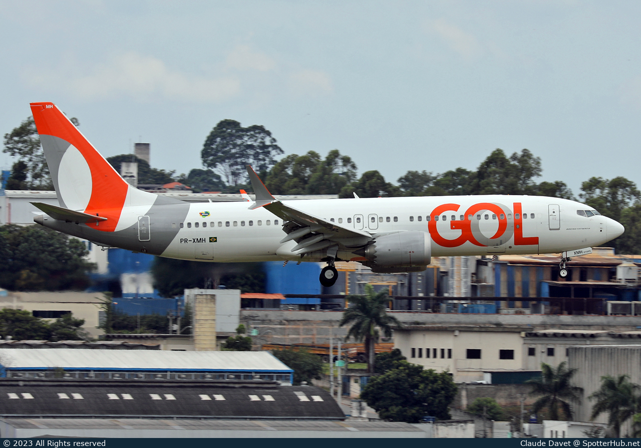 Photo of PR-XMH - Boeing 737 MAX 8 operated by GOL Linhas Aéreas