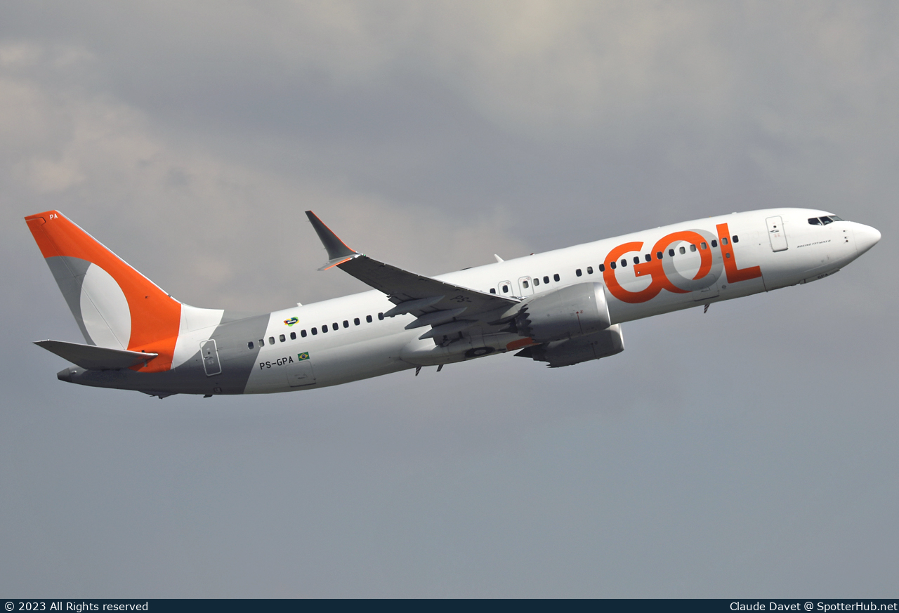 Photo of PS-GPA - Boeing 737 MAX 8 operated by GOL Linhas Aéreas