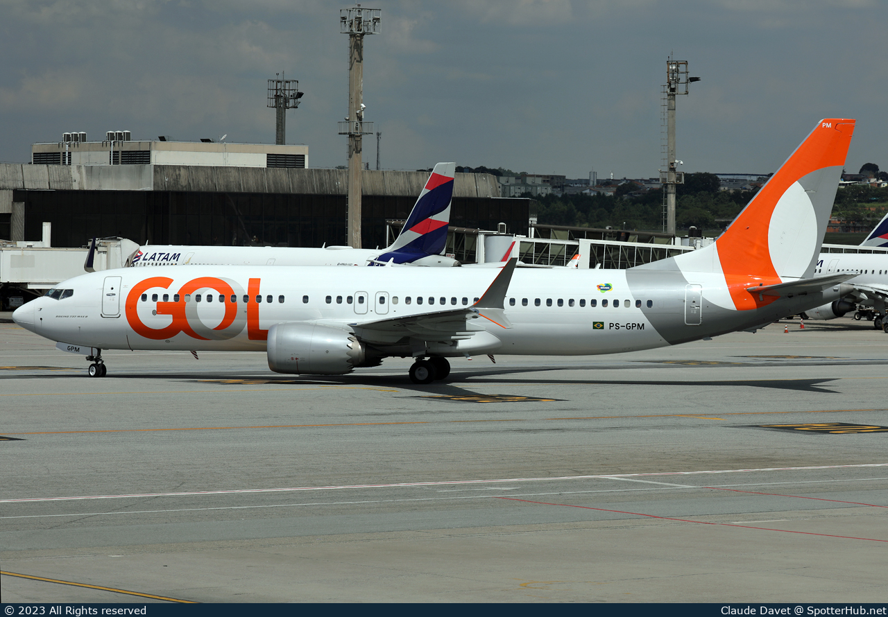 Photo of PS-GPM - Boeing 737 MAX 8 operated by GOL Linhas Aéreas