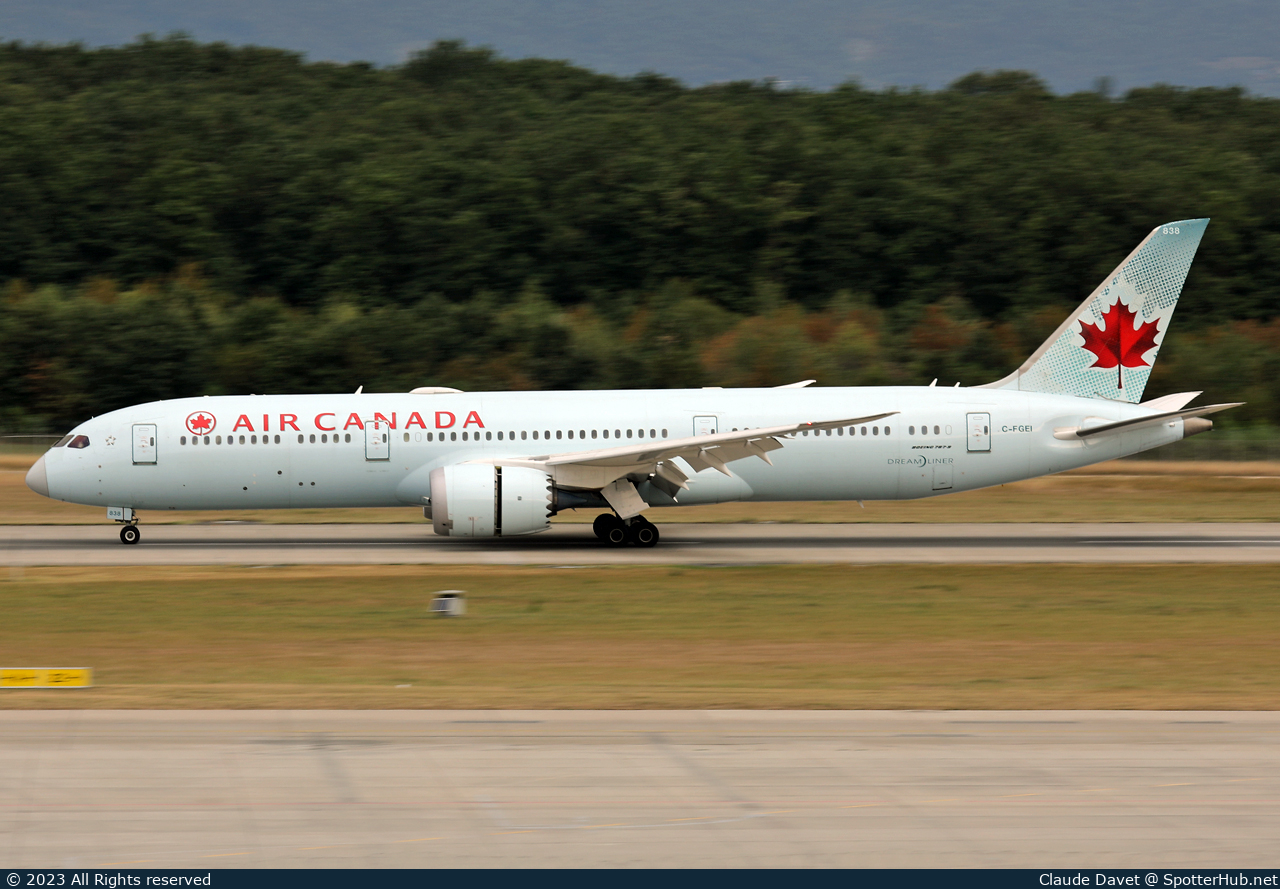 Photo of C-FGEI - Boeing 787-9 Dreamliner operated by Air Canada