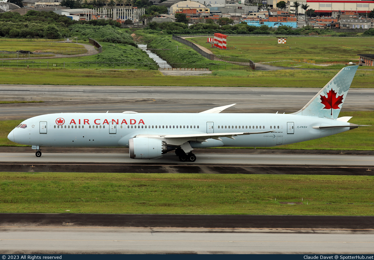Photo of C-FKSV - Boeing 787-9 Dreamliner operated by Air Canada