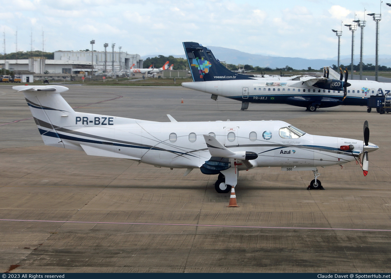 Photo of PR-BZE - Pilatus PC-12/45 at Tancredo Neves International