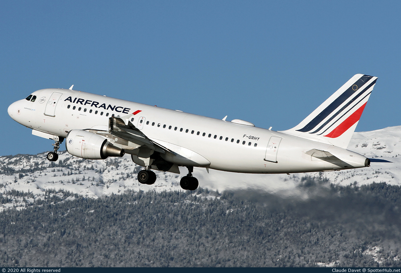 Photo of F-GRHY - Airbus A319-111 operated by Air France