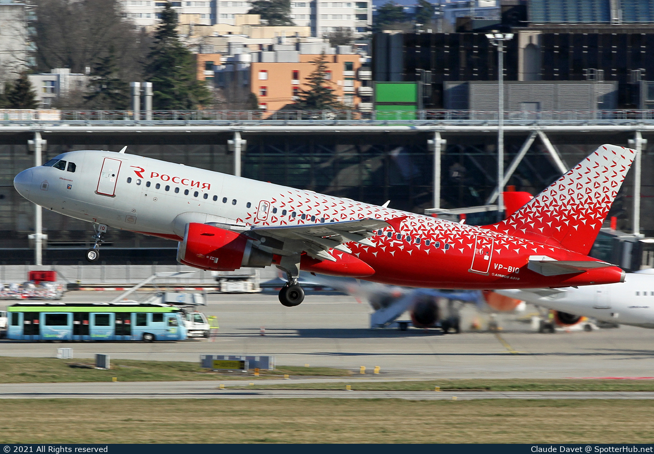 Photo of VP-BIQ - Airbus A319-111 operated by Rossiya Airlines
