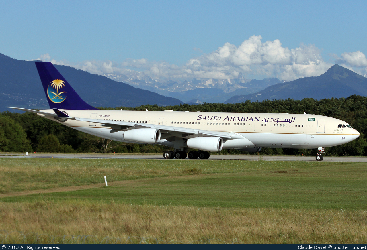 Photo of HZ-HMS2 - Airbus A340-213 operated by Saudi Royal Flight