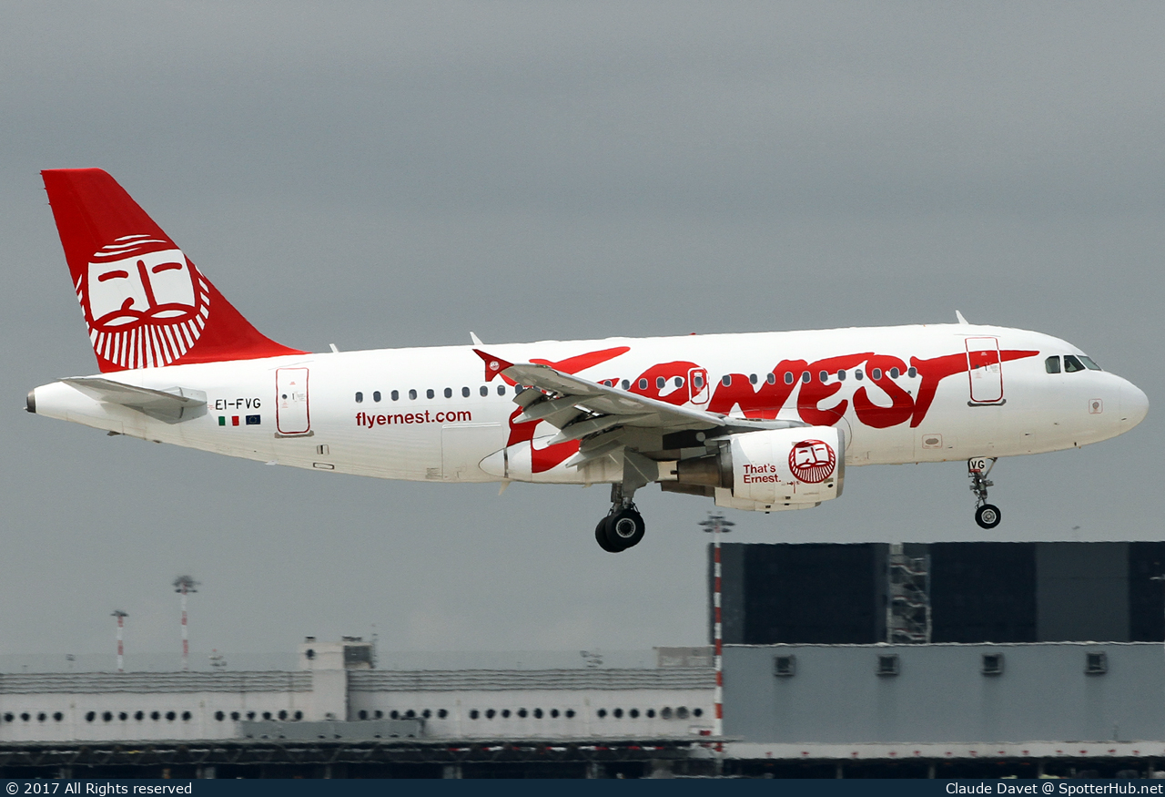 Photo of EI-FVG - Airbus A319-111 operated by Ernest