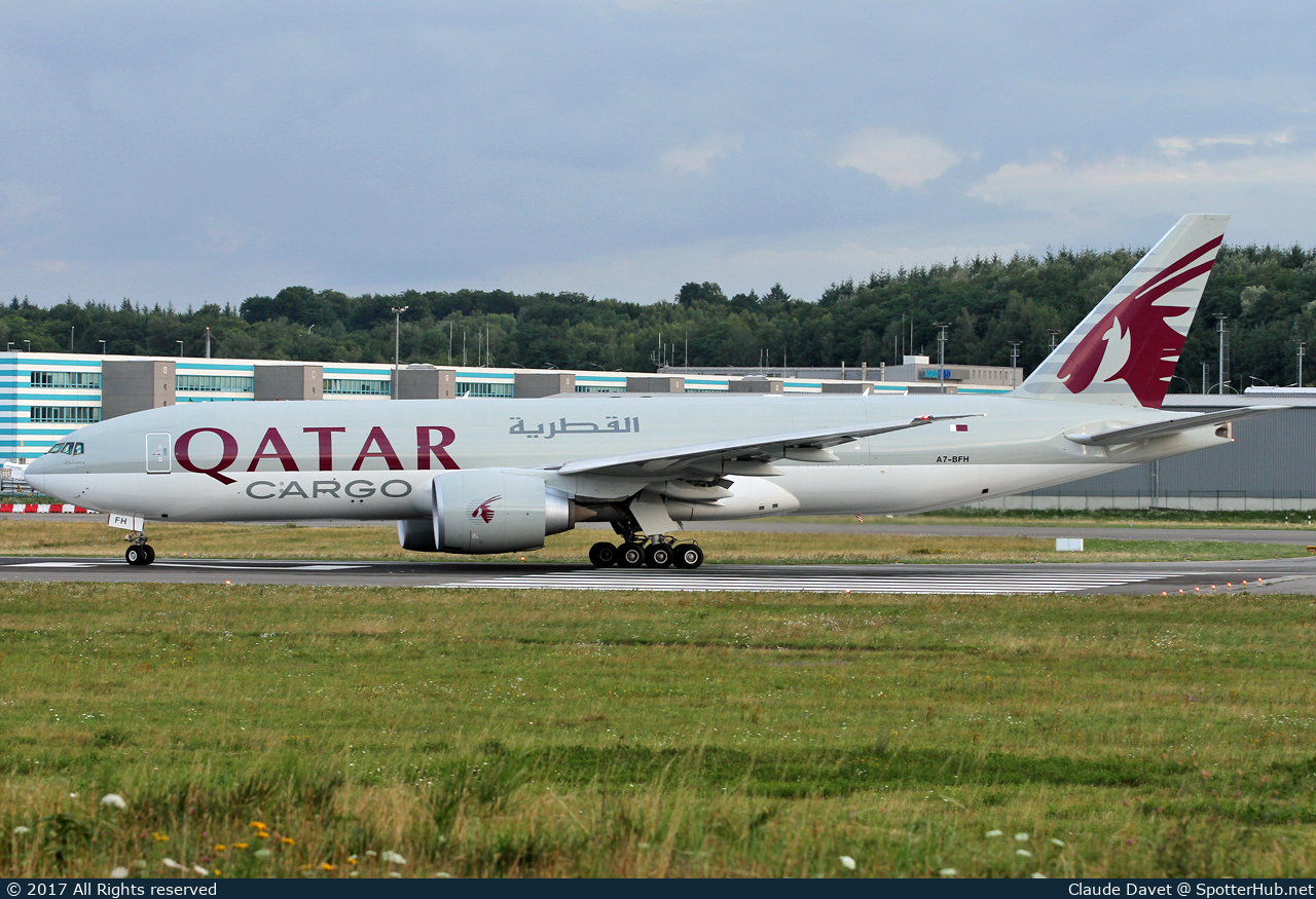 Photo of A7-BFH - Boeing 777-FDZ operated by Qatar Airways Cargo