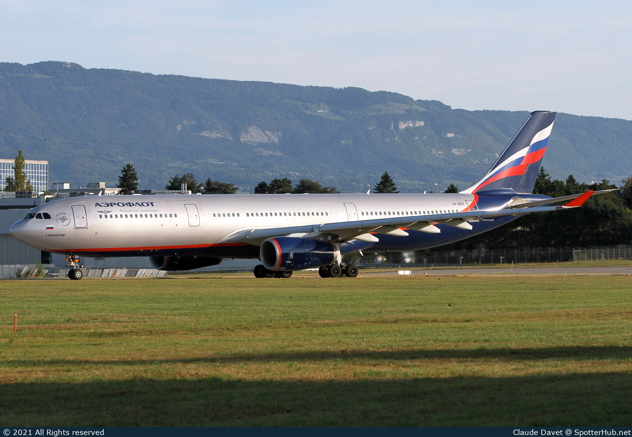 Photo of VP-BDD - Airbus A330-343 operated by Aeroflot