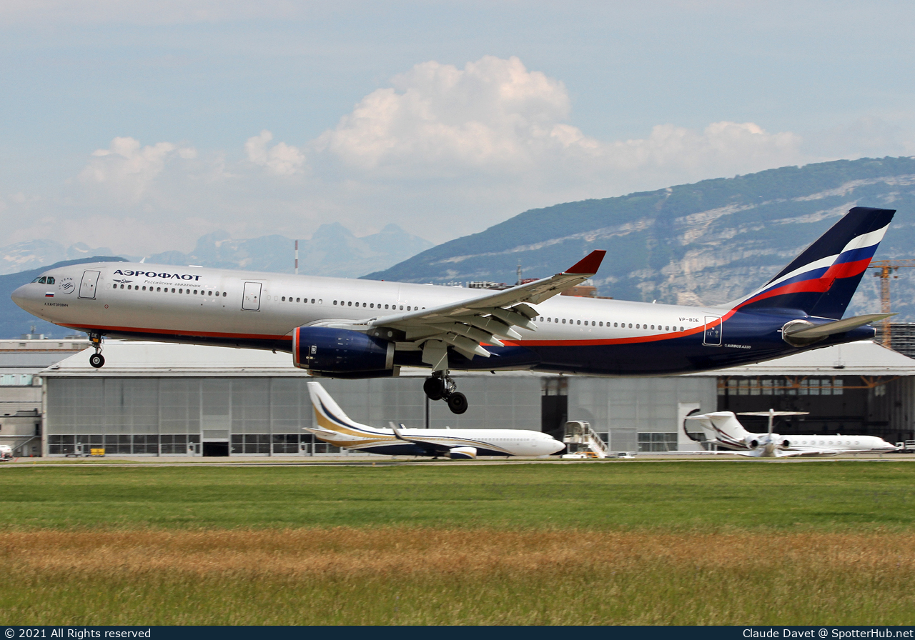 Photo of VP-BDE - Airbus A330-343 operated by Aeroflot
