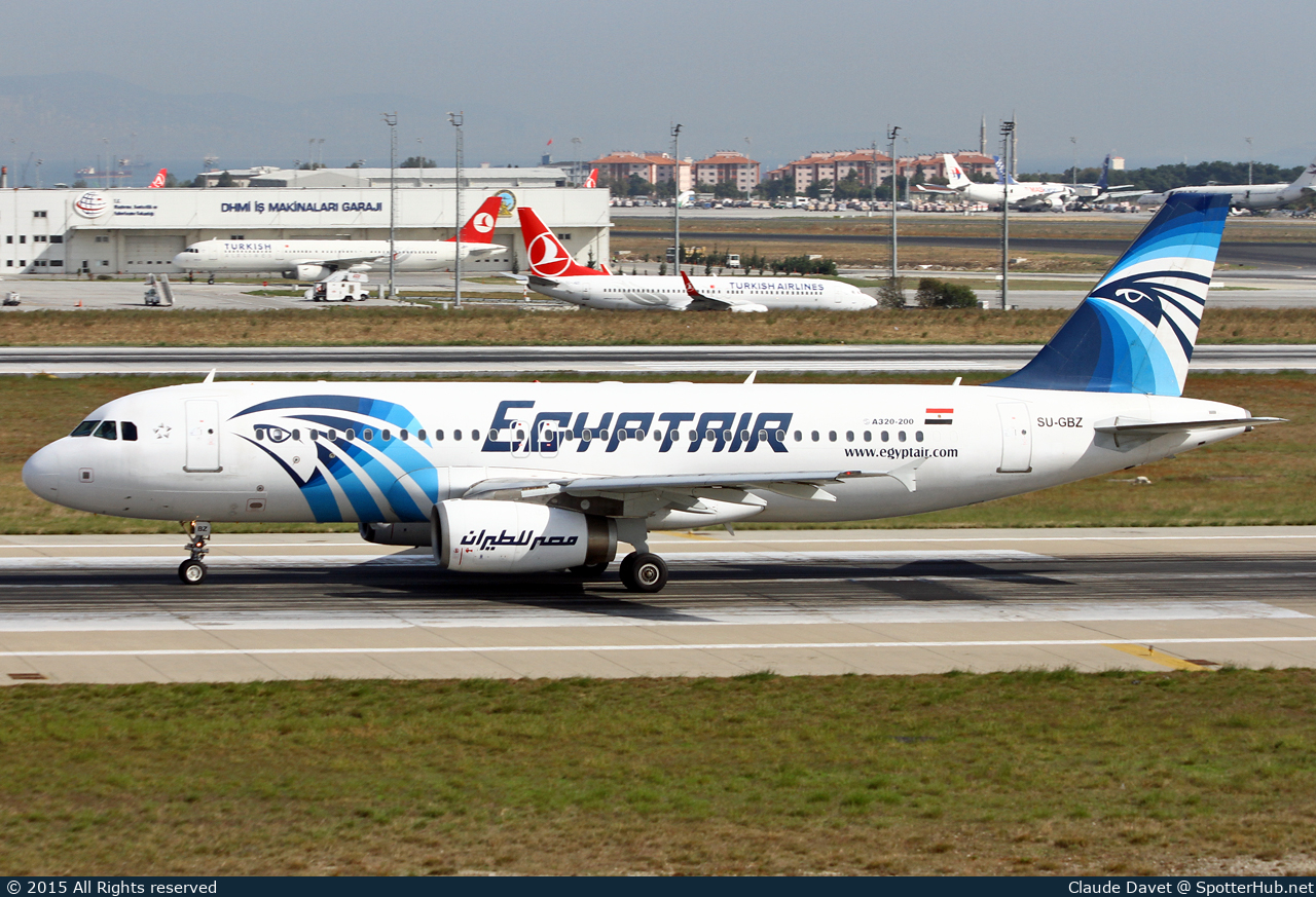 Photo of SU-GBZ - Airbus A320-232 operated by Egyptair