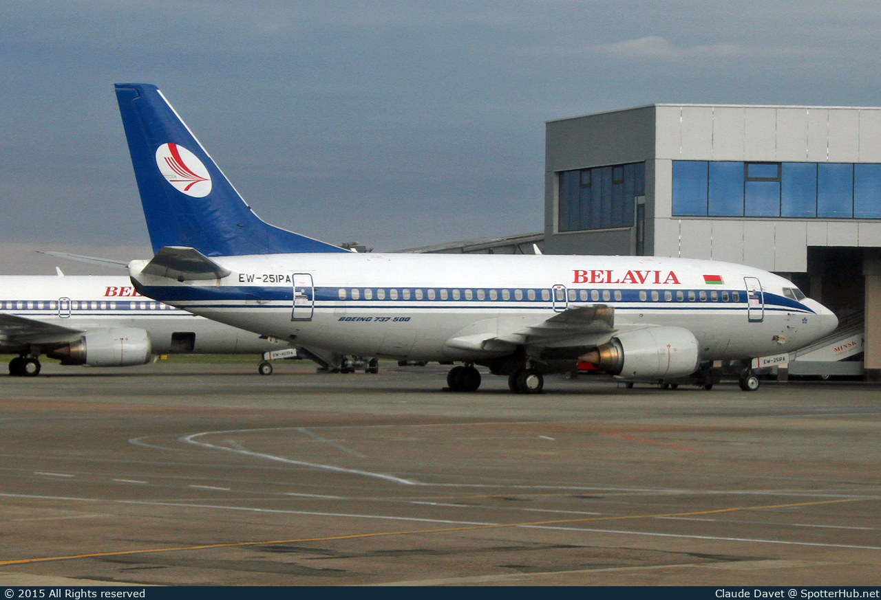Photo of EW-251PA - Boeing 737-5Q8 operated by Belavia