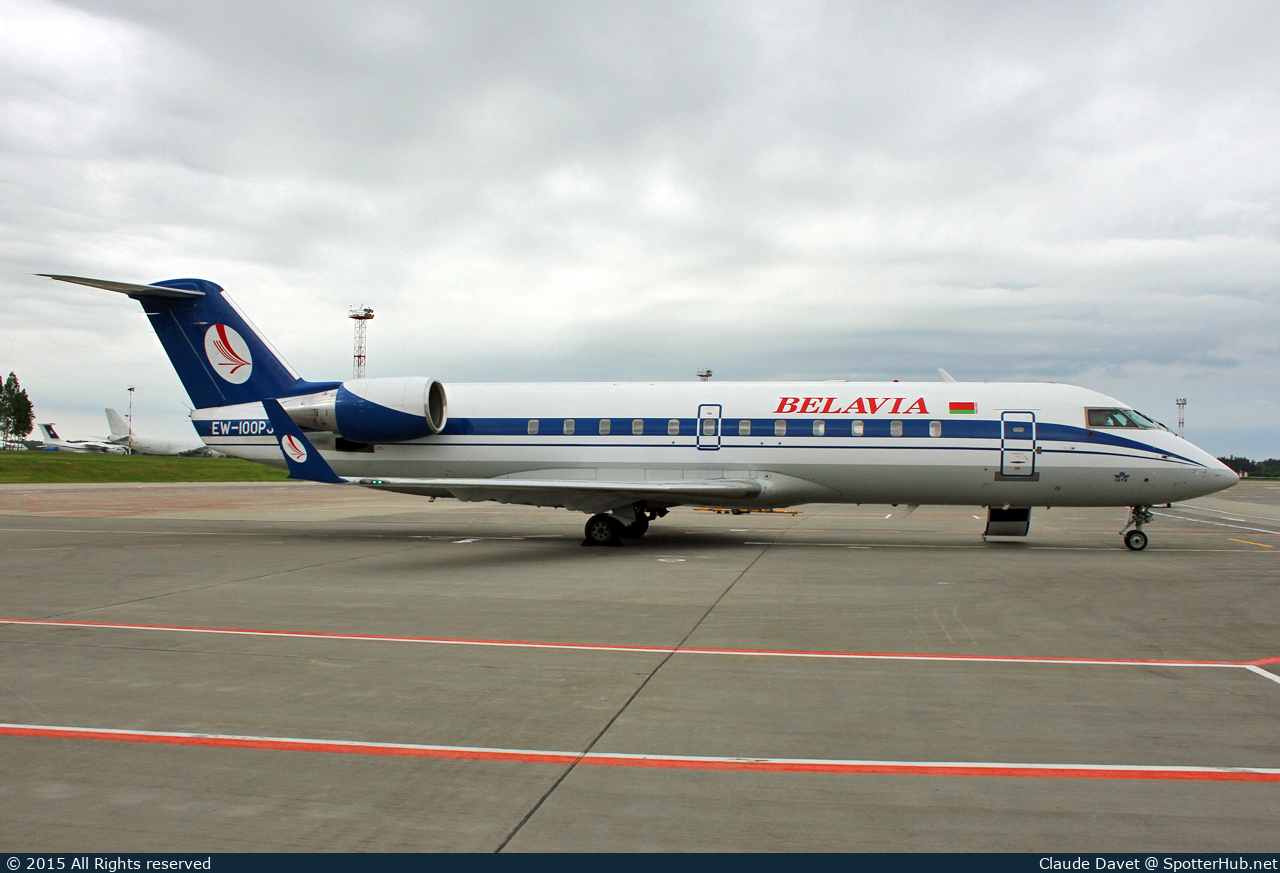 Photo of EW-100PJ - Bombardier CRJ-100ER operated by Belavia
